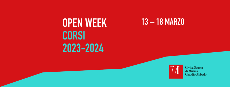 Open Week Scuola Musica Abbado 2023 F Bcover